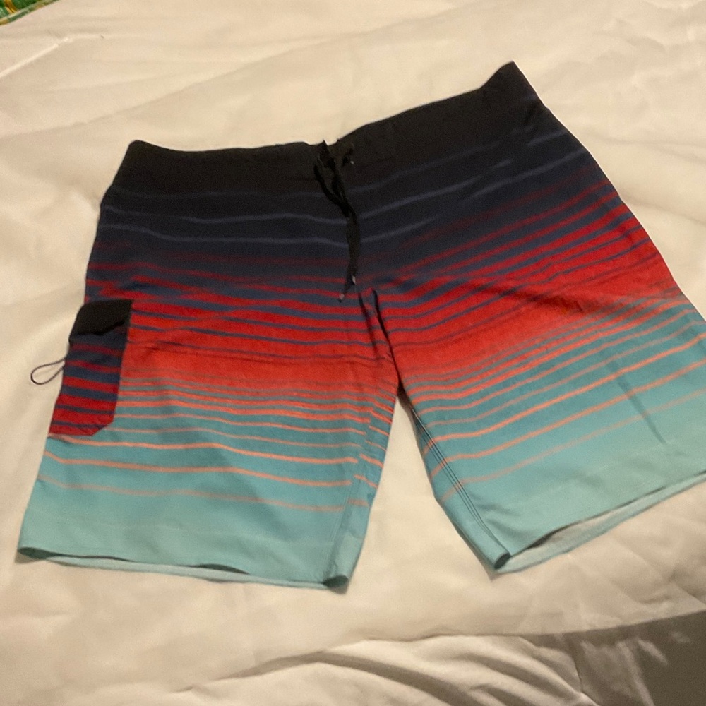 Billabong Multicolor Striped Board Shorts